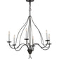 2nd Ave Lighting Polonaise 36" Wide 6 LT Chandelier in Timeless Bronze Finish