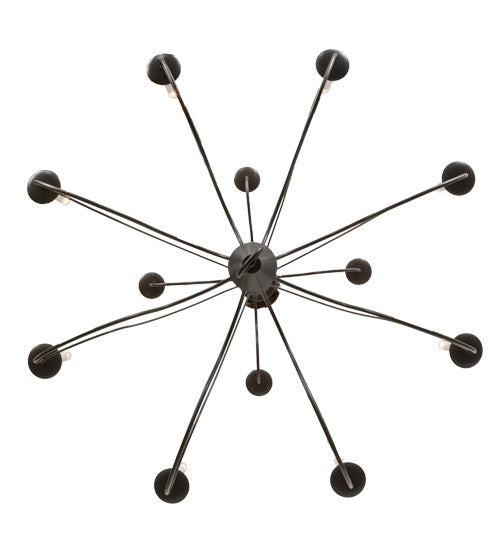 2nd Ave Lighting Polonaise 48" Wide 12 LT Two Tier Chandelier in Timeless Bronze