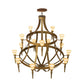 2nd Ave Lighting Pontoise 72" Wide 15 LT Chandelier in Autumn Leaf Finish