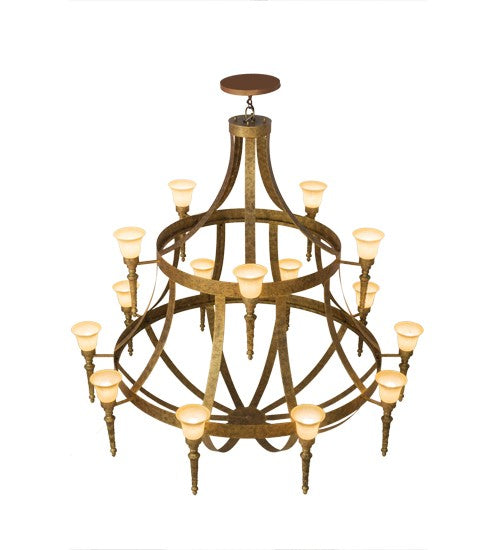 2nd Ave Lighting Pontoise 72" Wide 15 LT Chandelier in Autumn Leaf Finish