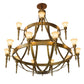 2nd Ave Lighting Pontoise 72" Wide 15 LT Chandelier in Autumn Leaf Finish