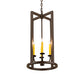 2nd Ave Lighting Porte Tournante 15" Pendant in Oil Rubbed Bronze Finish