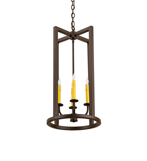 2nd Ave Lighting Porte Tournante 15" Pendant in Oil Rubbed Bronze Finish