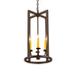 2nd Ave Lighting Porte Tournante 15" Pendant in Oil Rubbed Bronze Finish