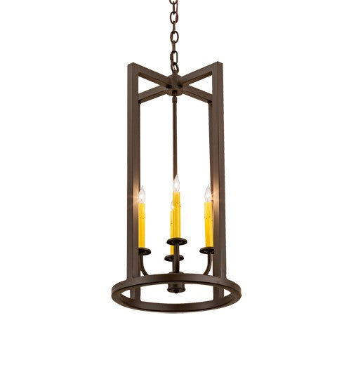 2nd Ave Lighting Porte Tournante 15" Pendant in Oil Rubbed Bronze Finish