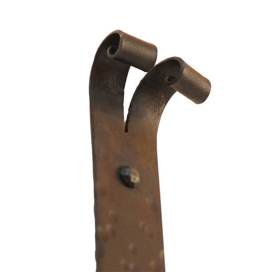 2nd Ave Lighting Primitive 3" Wide Hand Wrought Iron Wall Sconce