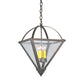 2nd Ave Lighting Pyramid 14" Sq Inverted Pendant In Mahogany Bronze