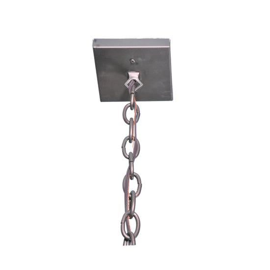 2nd Ave Lighting Pyramid 14" Sq Inverted Pendant In Mahogany Bronze