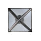 2nd Ave Lighting Pyramid 14" Sq Inverted Pendant In Mahogany Bronze