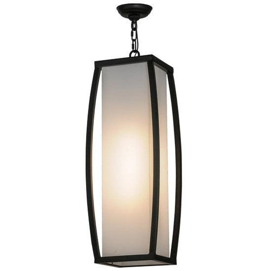 2nd Ave Lighting Quadrato 10.5" Kitzi Pendant in Solar Black