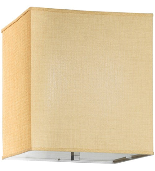 2nd Ave Lighting Quadrato 18" Honey Bombay Flushmount With Nickel Finish