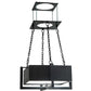 2nd Ave Lighting Quadrato 22" Brew Pendant in Natural Steel Finish