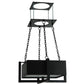 2nd Ave Lighting Quadrato 22" Brew Pendant in Natural Steel Finish