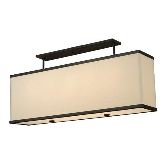 2nd Ave Lighting Quadrato 42.5" Lounge Oblong Pendant in Oil Rubbed Bronze Finish
