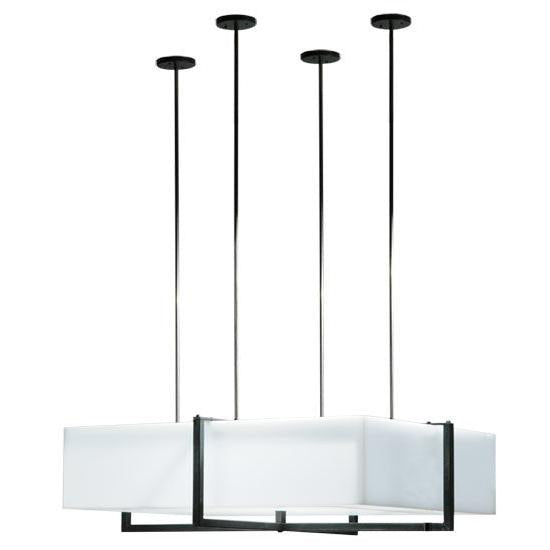 2nd Ave Lighting Quadrato 48" Brew Pendant in Natural Steel Finish