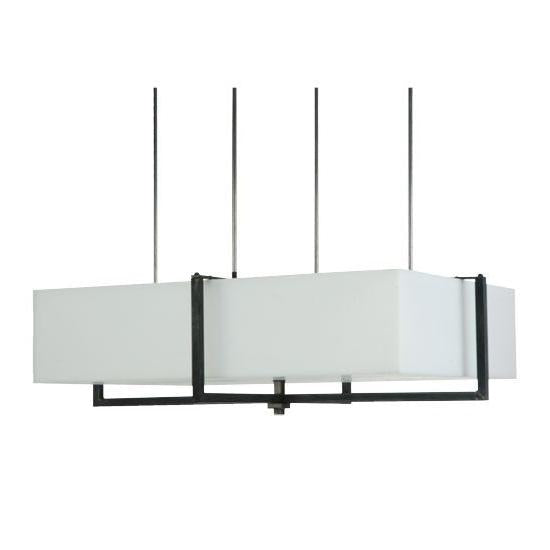 2nd Ave Lighting Quadrato 48" Brew Pendant in Natural Steel Finish