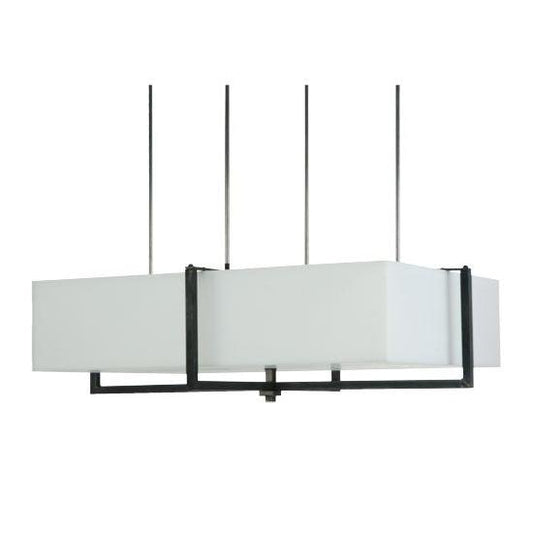 2nd Ave Lighting Quadrato 48" Brew Pendant in Natural Steel Finish