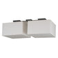 2nd Ave Lighting Quadrato 55" Long 2 LT Pendant in Weatherable Silver Finish