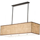 2nd Ave Lighting Quadrato 59" Lounge Oblong Pendant in Timeless Bronze