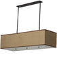 2nd Ave Lighting Quadrato 59" Lounge Oblong Pendant in Timeless Bronze