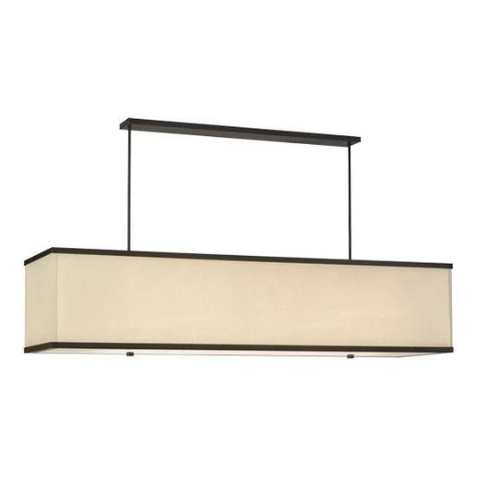 2nd Ave Lighting Quadrato 75" Oblong Pendant in Timeless Bronze