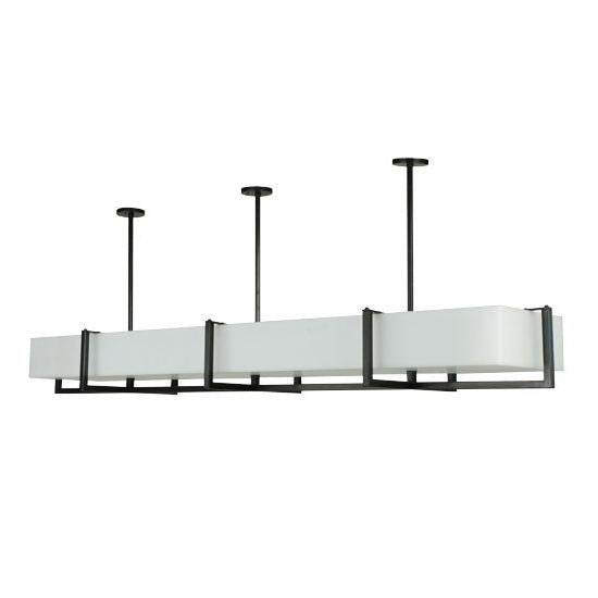 2nd Ave Lighting Quadrato Brew Oblong Pendant in Natural Steel Finish