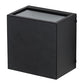 2nd Ave Lighting Quadrato Palazzo 6" Wall Sconce in Textured Black Finish