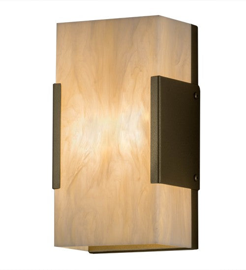 2nd Ave Lighting Quadrato Vicio 5" Wall Sconce in Metallic Gold Finish