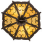 2nd Ave Lighting Radha 14" Flushmount in Textured Cajun Spice Finish