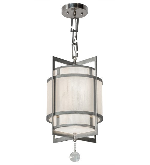 2nd Ave Lighting Raiff 11" Pendant in Brushed Stainless Steel Finish