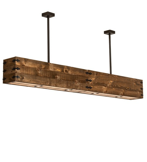 2nd Ave Lighting Reclamare 120" Long Oblong Pendant in Oil Rubbed Bronze Finish