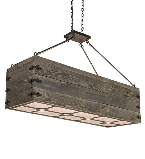2nd Ave Lighting Reclamare 61" Oblong Pendant in Oil Rubbed Bronze Finish