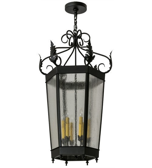 2nd Ave Lighting Regency 20" Pendant in Blackwash Finish
