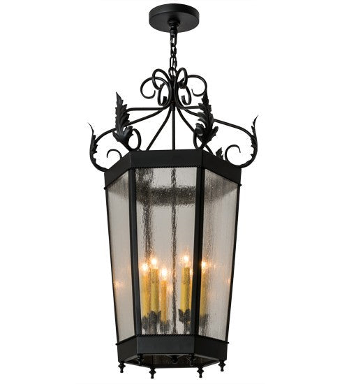 2nd Ave Lighting Regency 20" Pendant in Blackwash Finish