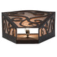 2nd Ave Lighting Rena 12" Wall Sconce in Cajun Spice Finish