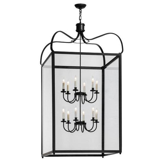 2nd Ave Lighting Rennes 30" Square 12 LT Pendant in Oil Rubbed Bronze Finish