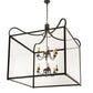 2nd Ave Lighting Rennes 43" Square 12 LT Pendant in Wrought Iron Finish