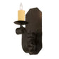 2nd Ave Lighting Renzo 6.5" 1-Light E12 Base Antique Iron Gate Wall Sconce