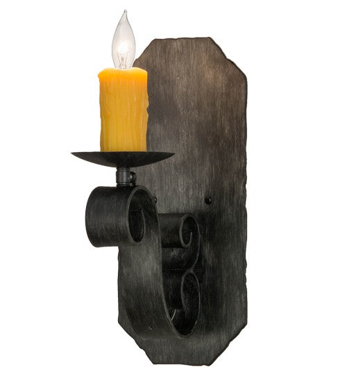 2nd Ave Lighting Renzo 6.5" Wall Sconce in Antique Iron Gate Finish
