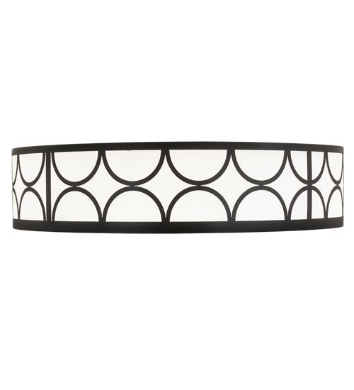 2nd Ave Lighting Revival 60" Deco Cilindro Flushmount in Timeless Bronze Finish