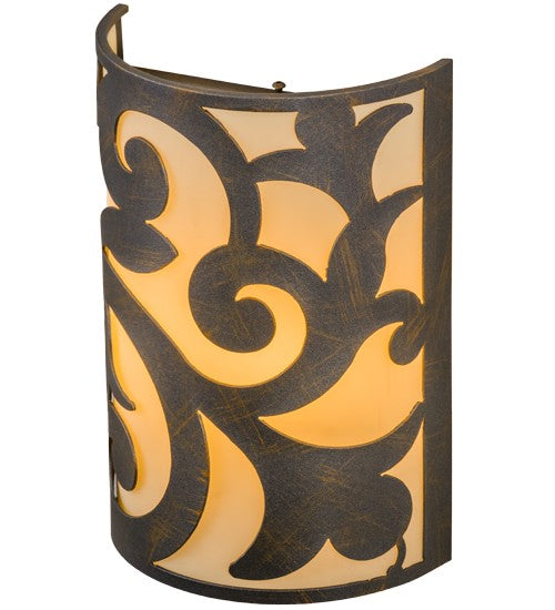 2nd Ave Lighting Rickard 8" Wall Sconce in French Bronze