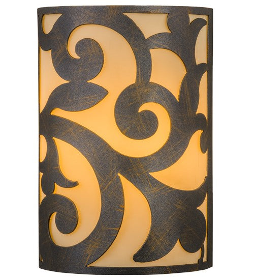 2nd Ave Lighting Rickard 8" Wall Sconce in French Bronze