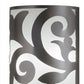 2nd Ave Lighting Rickard 8" Wide Wall Sconce With Nickel Powder Coat Finish