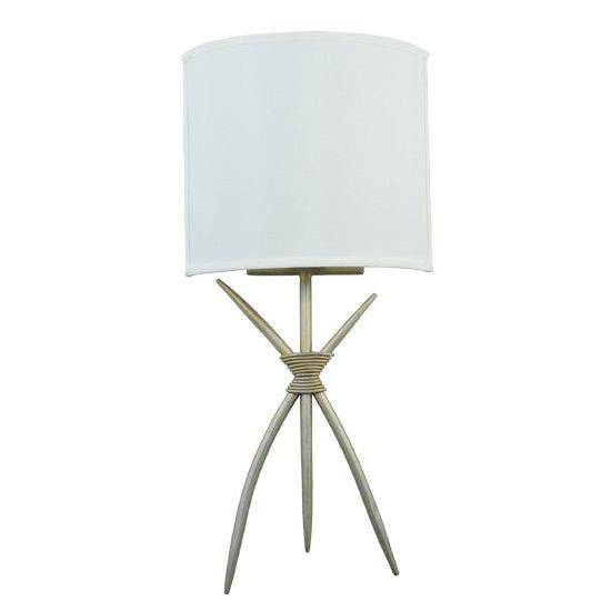 2nd Ave Lighting Sabre 10.25" Wall Sconce in Champagne Silver Metallic Finish