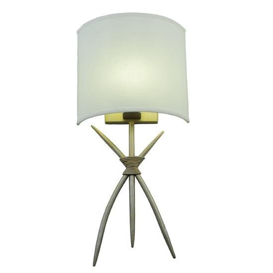 2nd Ave Lighting Sabre 10.25" Wall Sconce in Champagne Silver Metallic Finish