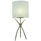 2nd Ave Lighting Sabre 10.25" Wall Sconce in Champagne Silver Metallic Finish