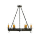 2nd Ave Lighting Sagebrush36" Wide 6 Light Chandelier in Gilded Tobacco Finish