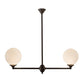 2nd Ave Lighting Salome 46" Long 2 LT Island Pendant in Oil Rubbed Bronze Finish