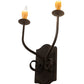 2nd Ave Lighting Samuel 14" Wide 2 Light Wall Sconce in Coffee Bean Finish