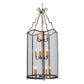 2nd Ave Lighting Sanctuary 30" Crystal Idalight Antique Brass Pendant Light